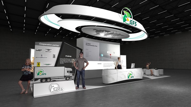 Guangzhou logistics exhibition booth design and construction